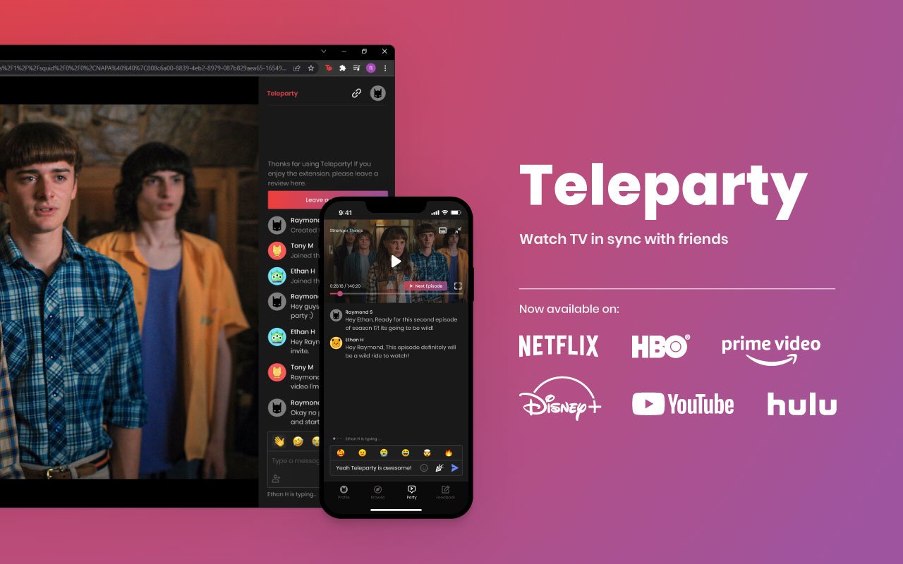 Discovering Teleparty: A New Way to Stream Together